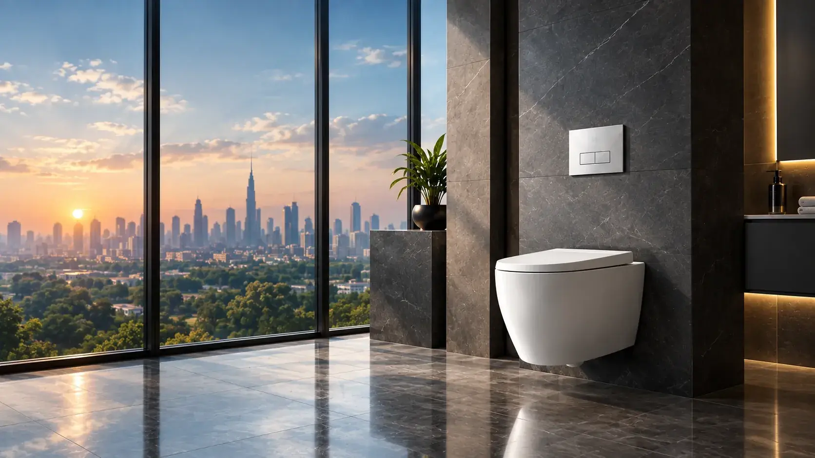 Modern HANSBERG bathroom